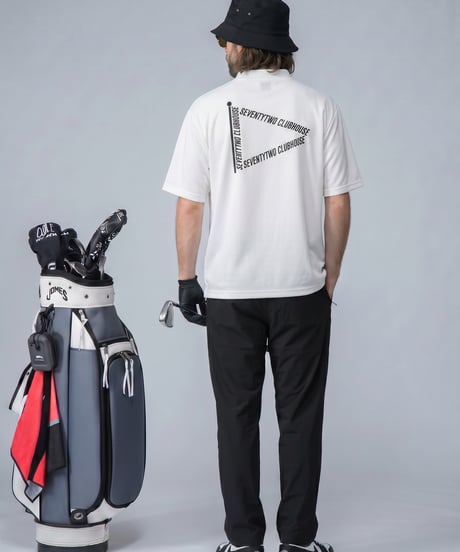 STCH ORIGINAL 【mock neck STCH GOLF CLUB-white】