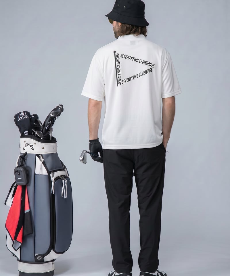 STCH ORIGINAL 【mock neck STCH GOLF CLUB-white】