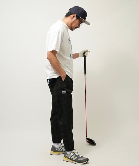 STCH ORIGINAL 【mock neck STCH COUNTRYCLUB-white×blue】