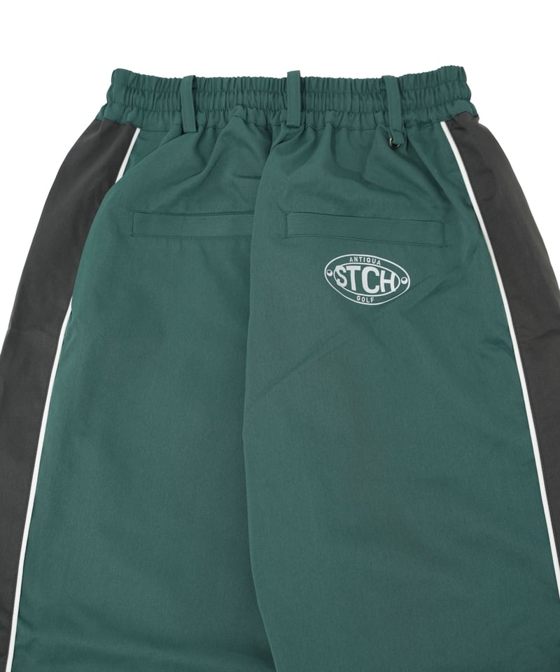 ANTIQUAGOLF×STCH】 color matching pants-green |