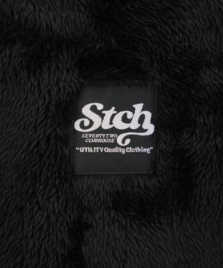 🔴10月29日予約販売スタート STCH ORIGINAL【Boa fleece hoodie -black】