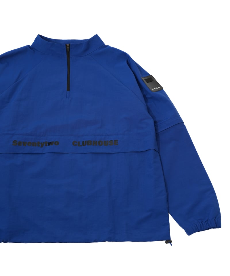 ANTIQUAGOLF×STCH 】regen 2waypullover-blue | 【