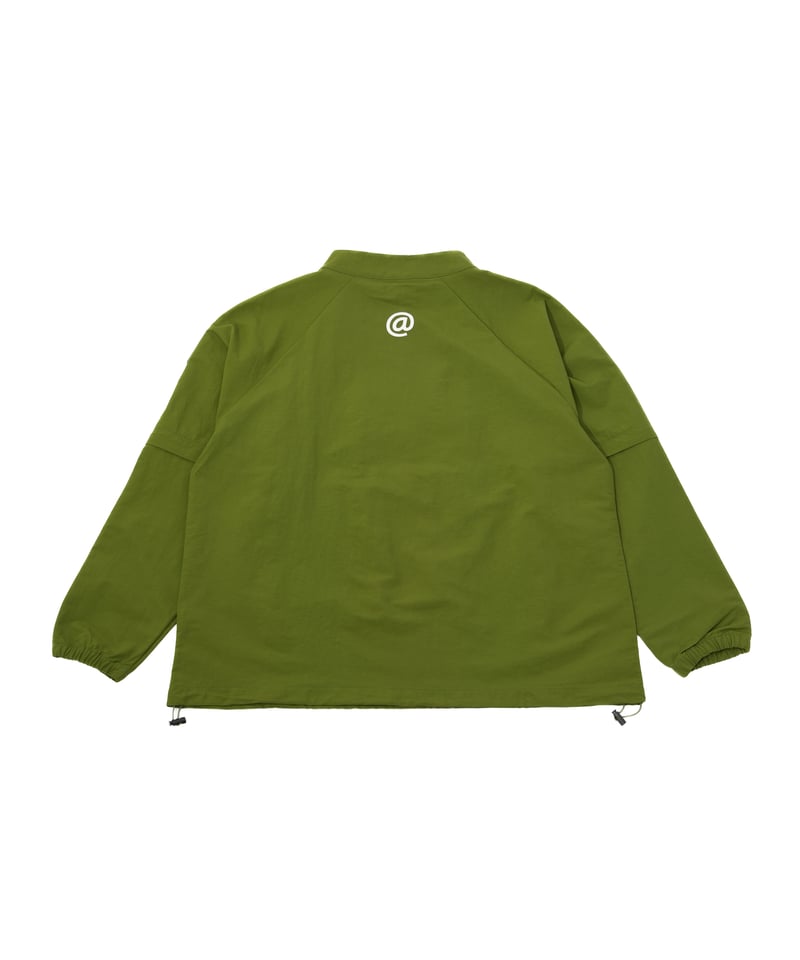 ANTIQUAGOLF×STCH 】regen 2waypullover-khaki |