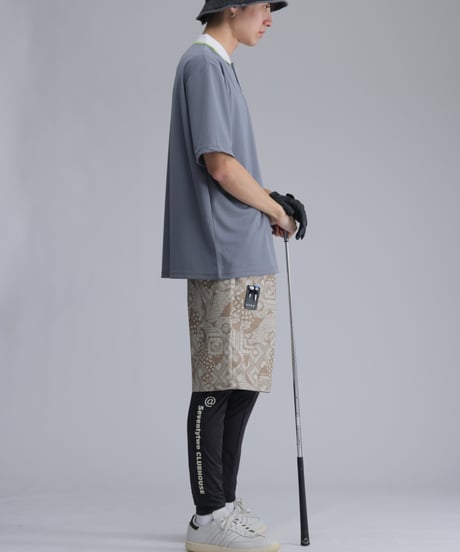 【 ANTIQUAGOLF×STCH 】paisley half pants-beige