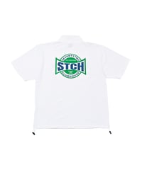 STCH ORIGINAL 【mock neck STCH FAIRWAYS & GREENS-white】