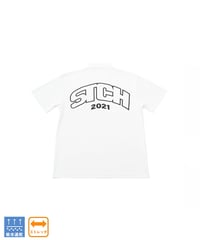 STCH ORIGINAL【STCH LOGO POLO-white】