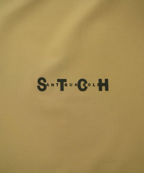 【ANTIQUAGOLF×STCH】UNISEX(ユニセックス)colored tech halfsleeve-beige