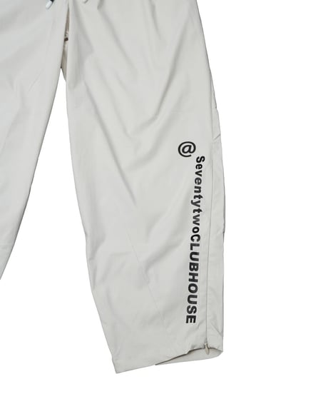 【ANTIQUAGOLF×STCH】UNISEX（ユニセックス）logo pants-white