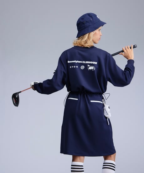 【ANTIQUAGOLF×STCH】drost onepiece-navy