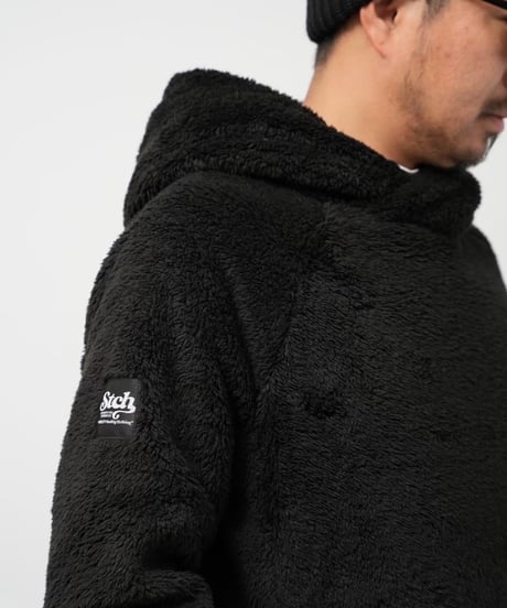 🔴10月29日予約販売スタート STCH ORIGINAL【Boa fleece hoodie -black】