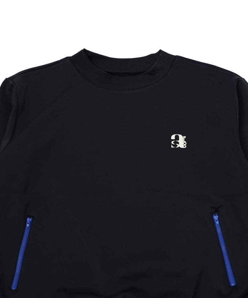 ANTIQUAGOLF×STCH】)zip pocket logo-black ANTIQUAGOLF×STCH】UNISEX(ユニセックス)zip pocket logo