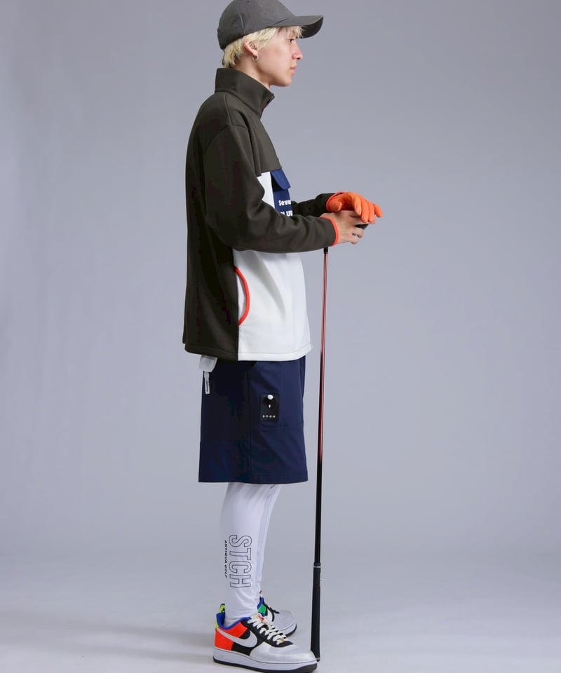 【ANTIQUAGOLF×STCH】check logo pants ANTIQUAGOLF×STCH】UNISEX（ユニセックス）check logo pant