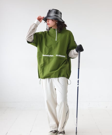 【 ANTIQUAGOLF×STCH 】regen 2waypullover-khaki