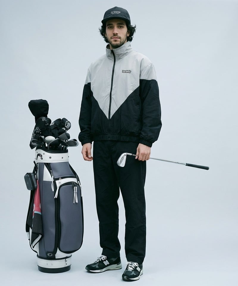 STCH ORIGINAL 【Swing Windbreaker black×gray】 |