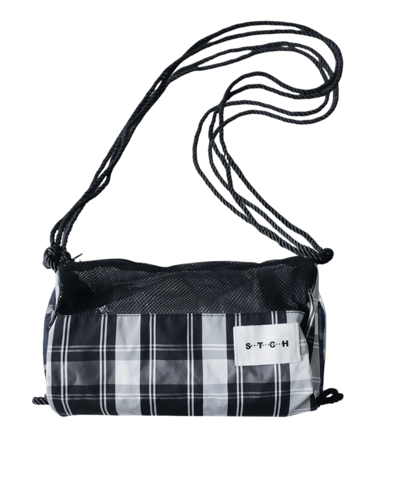 ANTIQUA GOLF×STCH】Packable Shoulder bag-black