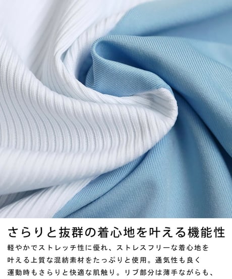 【 ANTIQUAGOLF×STCH 】Asymmetry Logo Tops-white