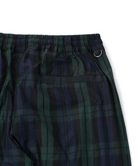 【ANTIQUAGOLF×STCH】UNISEX（ユニセックス）check logo pants-blackwatch