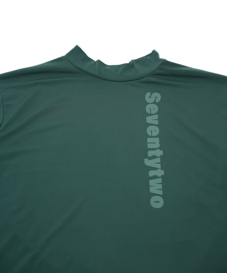 【ANTIQUAGOLF×STCH】UNISEX（ユニセックス）high twisted yarn mock neck-green