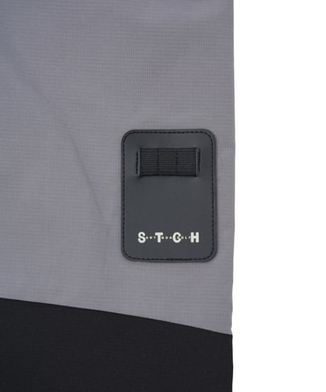 【ANTIQUAGOLF×STCH】Color Block Pullover-black