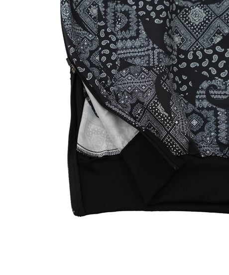 【 ANTIQUAGOLF×STCH 】paisley pattern vest-black