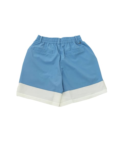 【ANTIQUAGOLF×STCH】UNISEX(ユニセックス)logo halfpants-blue