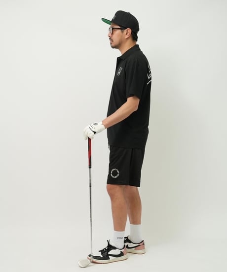 STCH ORIGINAL【STCH LOGO POLO-black】