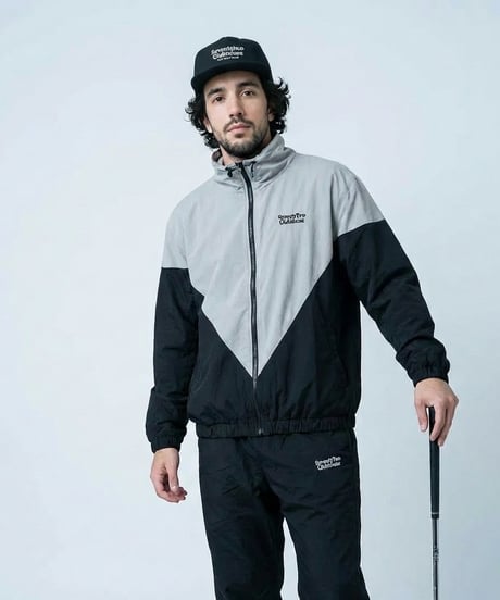 STCH ORIGINAL 【Swing Windbreaker black×gray】