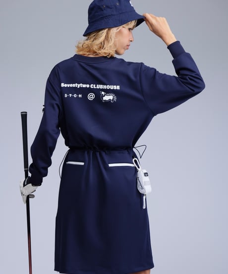 【ANTIQUAGOLF×STCH】drost onepiece-navy
