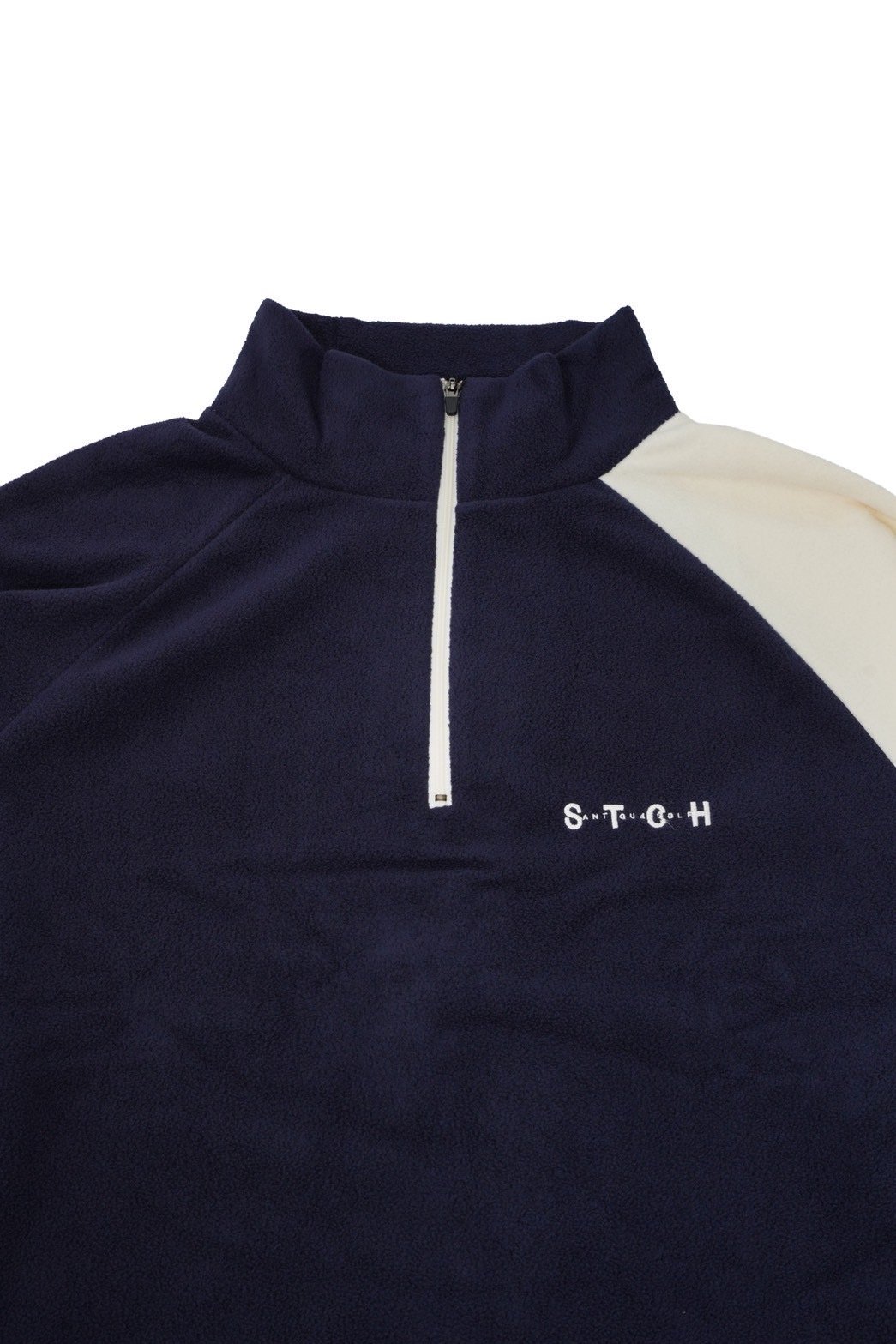 【ANTIQUAGOLF×STCH】check logo pullover ZST-00052Z ANTIQUA GOLF×STCH Embroidery Logo Zip Hoody Men's