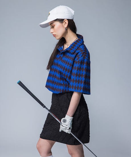 【ANTIQUAGOLF×STCH】LADIES（レディース）quilting skirt