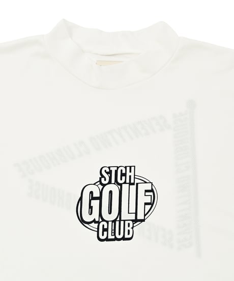STCH ORIGINAL 【mock neck STCH GOLF CLUB-white】
