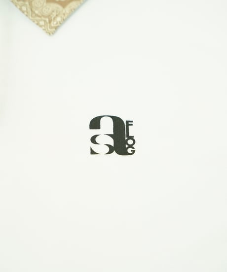 【 ANTIQUAGOLF×STCH 】paisley pattern polo-beige