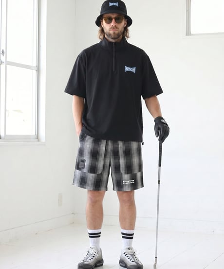 STCH ORIGINAL 【mock neck STCH FAIRWAYS & GREENS-black】