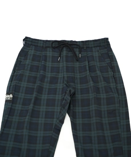 STCH ORIGINAL 【COOL DOTS series Blackwatch pants-green】