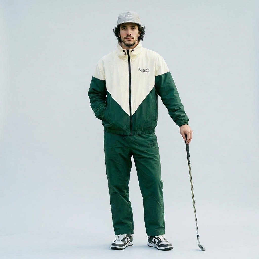 【STCH】SeventytwoCLUBHOUSE パンツ STCH ORIGINAL 【Nylon Track Pants green】 | 【公式】S