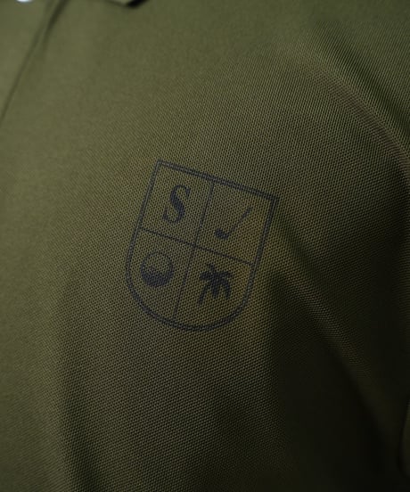 STCH ORIGINAL【STCH LOGO POLO-khaki】