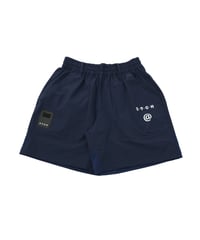【ANTIQUAGOLF×STCH】UNISEX（ユニセックス）logo half pants-navy