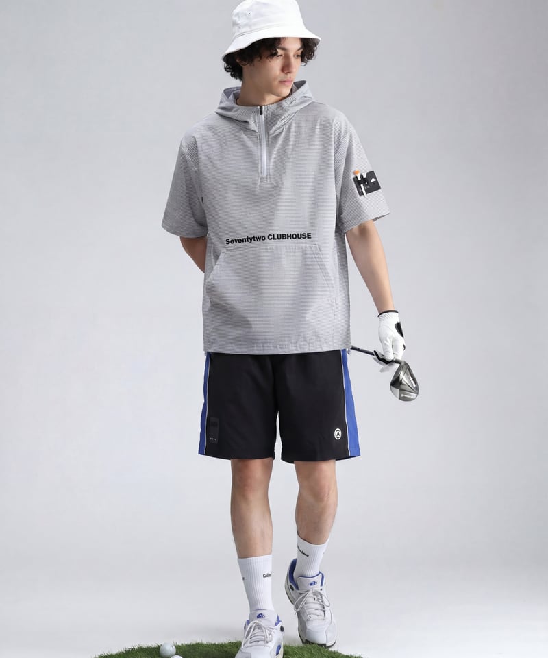 ANTIQUA GOLF×STCH】 SeersuckerTops-stripe | 【公式