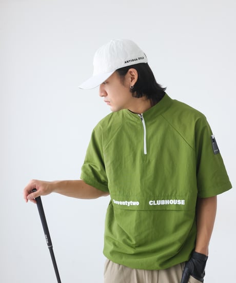 【 ANTIQUAGOLF×STCH 】regen 2waypullover-khaki