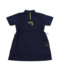 【 ANTIQUAGOLF×STCH 】mesh drost onepiece-navy