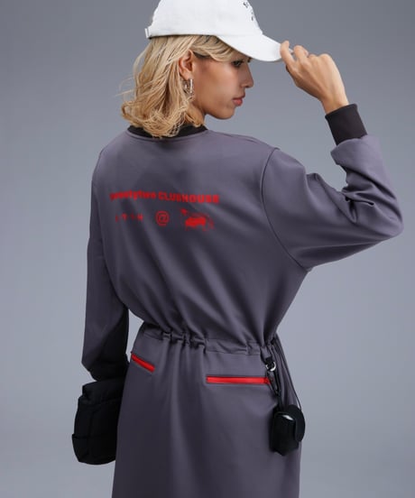 【ANTIQUAGOLF×STCH】drost onepiece-gray