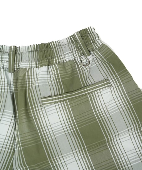 【ANTIQUAGOLF×STCH】UNISEX(ユニセックス) check pants-khaki