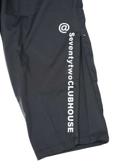 【ANTIQUAGOLF×STCH】UNISEX（ユニセックス）logo pants-black