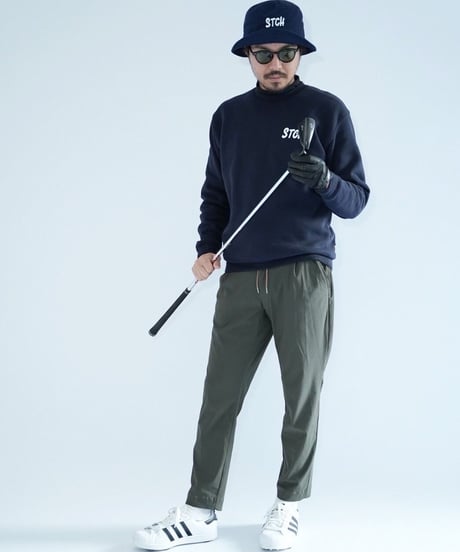 STCH【easy does it crew neck-navy】