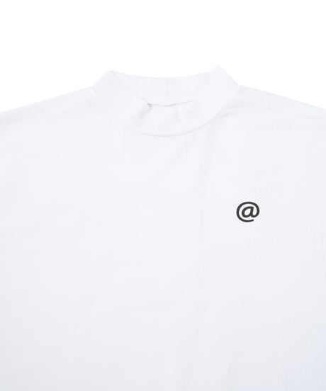 【 ANTIQUAGOLF×STCH 】printed short sleeve tops-white