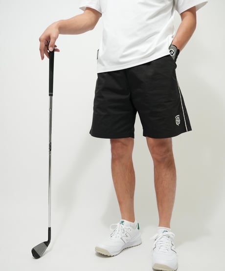 STCH ORIGINAL【piping baseball shorts-black】