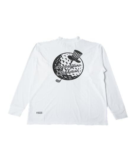 STCH ORIGINAL 【mockneck long sleeve golkees L/S-white】