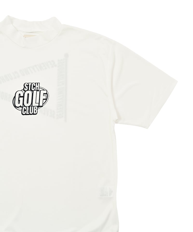 STCH ORIGINAL 【mock neck STCH GOLF CLUB-white】