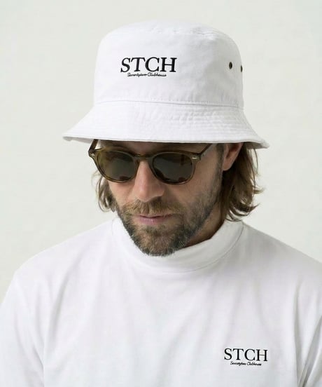STCH ORIGINAL【STCH logo hat -white】
