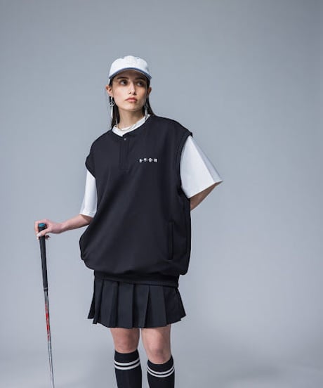 【ANTIQUAGOLF×STCH】LADIES（レディース）pleated skirt